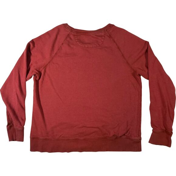 Natural Reflections Rust Red Crewneck Sweatshirt Women’s Small Soft Cozy - Picture 3 of 5